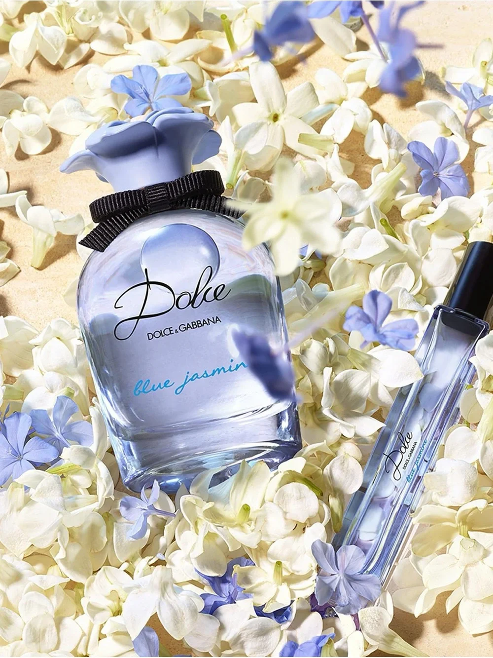 Dolce & Gabbana Blue Jasmine Lavender Bottle with Black Bow - Picture 7 of 7